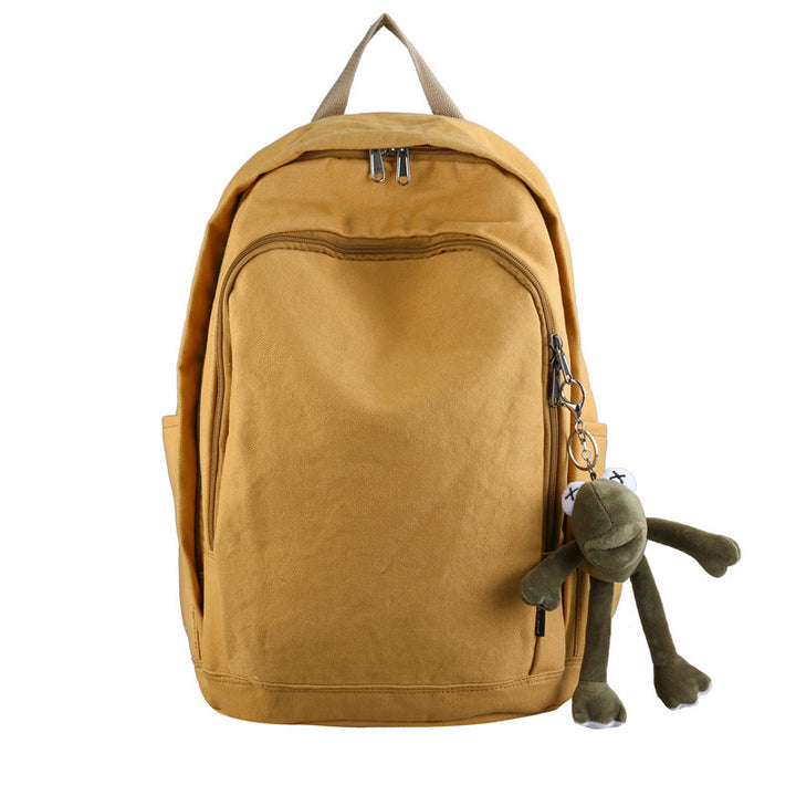 Casual Canvas School Backpack Bowlift