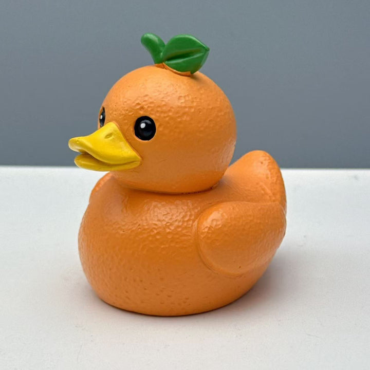 Funny rubber duck with vegetable motif Bowlift