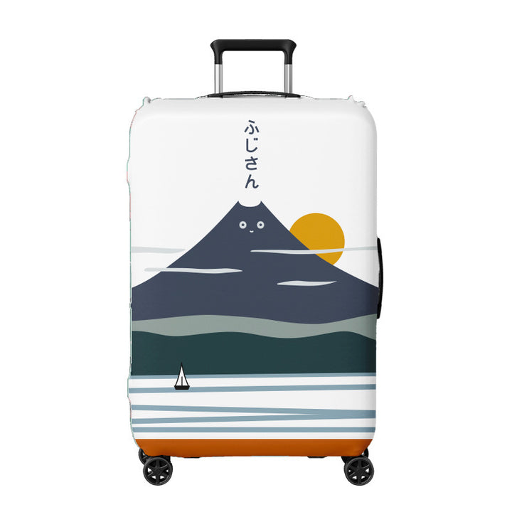 Unisex hard-shell travel suitcase with creative ice cream design Bowlift