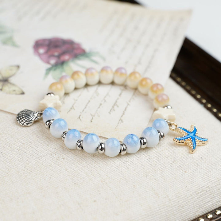 Heart-Shaped Beaded Bracelet Bowlift