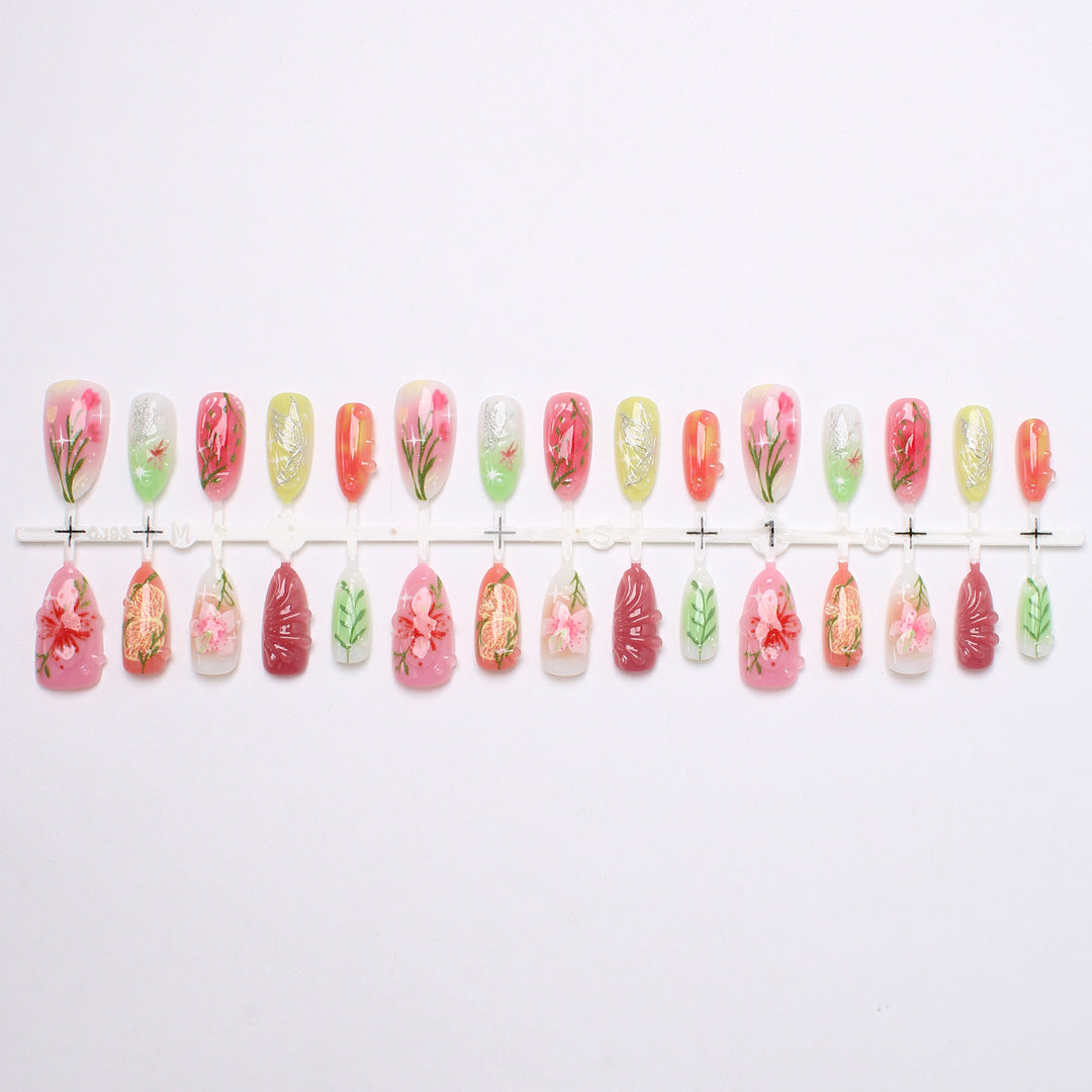 DIY Press-On Nail Art Set Bowlift