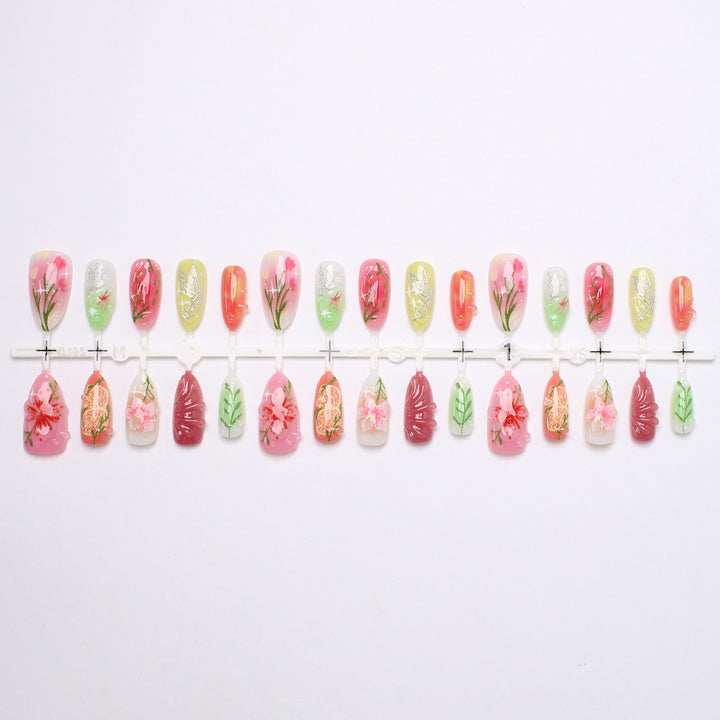 DIY Press-On Nail Art Set Bowlift