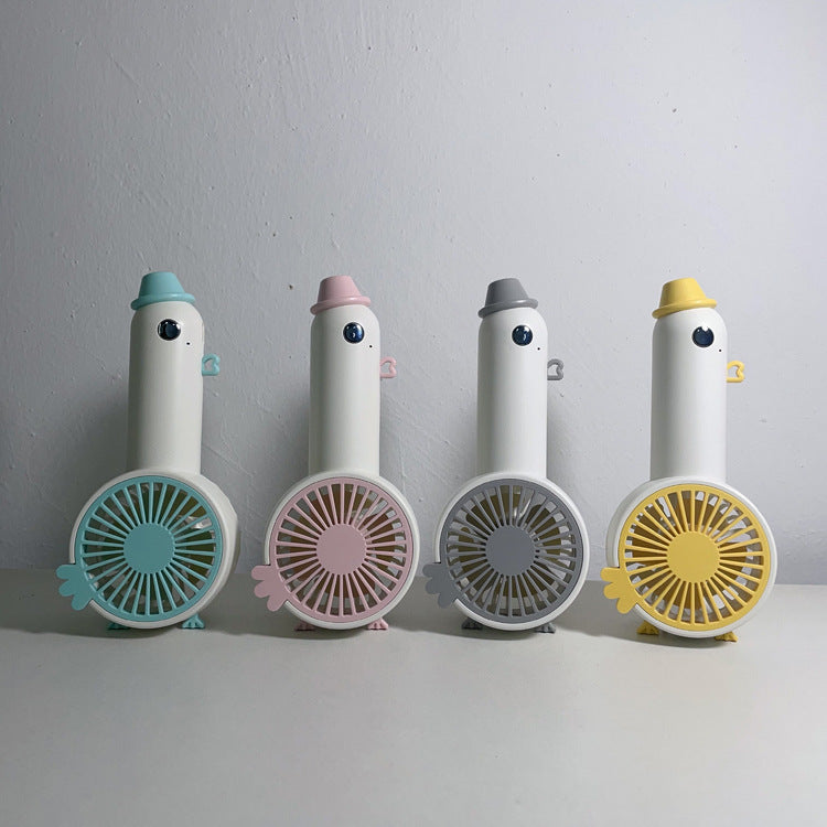 Unisex Portable Animal Design Mini Fan Bowlift