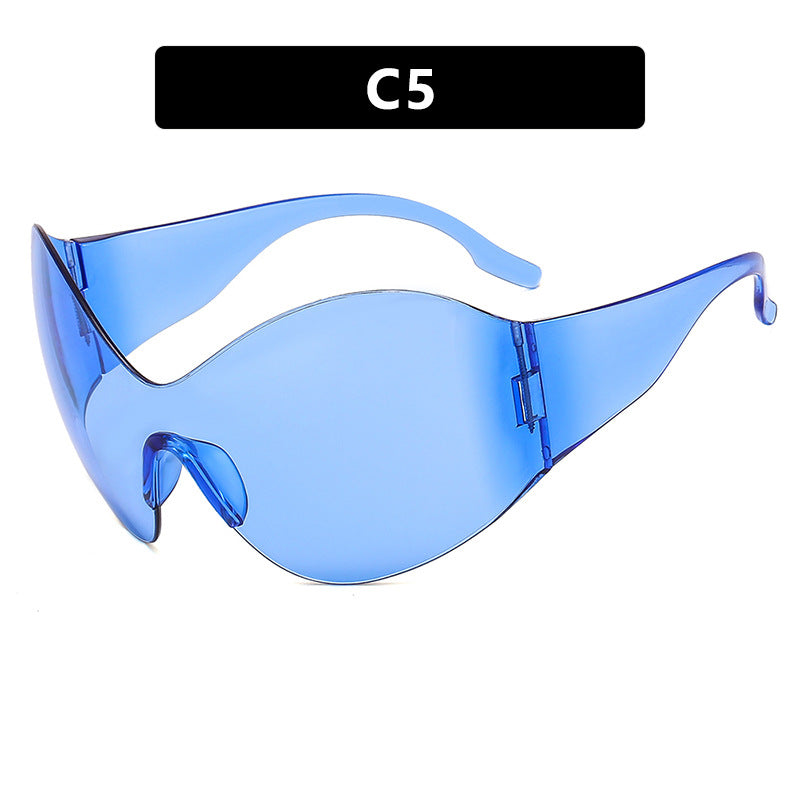 Ladies futuristic sunglasses Bowlift