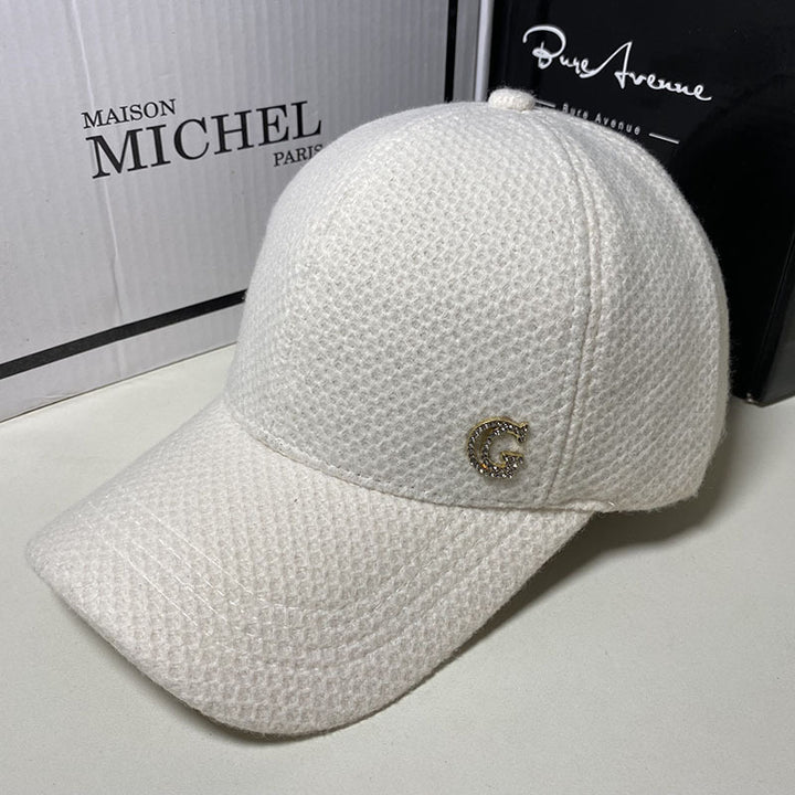 Women's Elegant Wool Blend Baseball Cap Bowlift