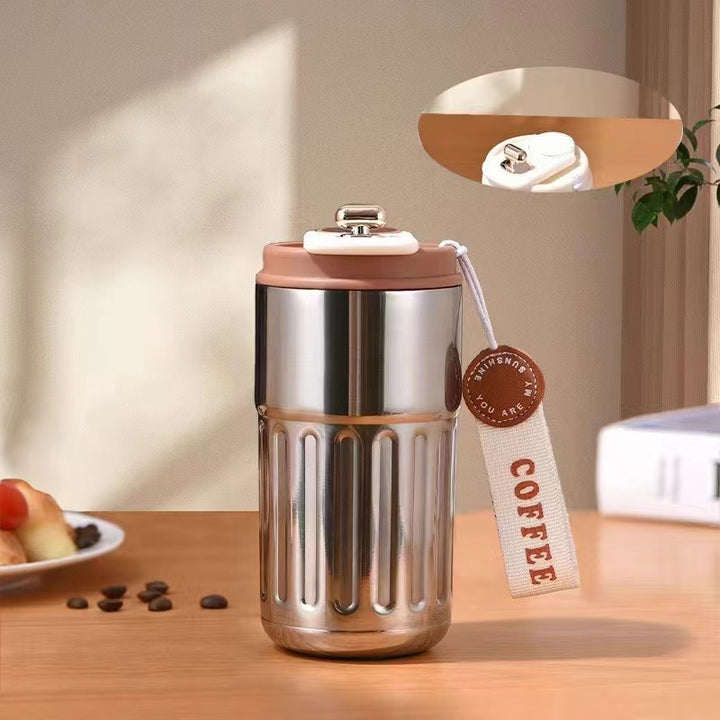 Unisex insulated coffee mug with practical lid Bowlift