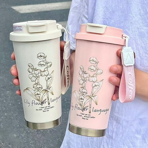 Women insulated travel mug with aroma protection Bowlift