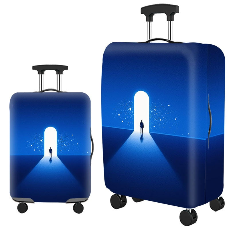 Artistic Cat-Themed Hard Shell Suitcase Bowlift