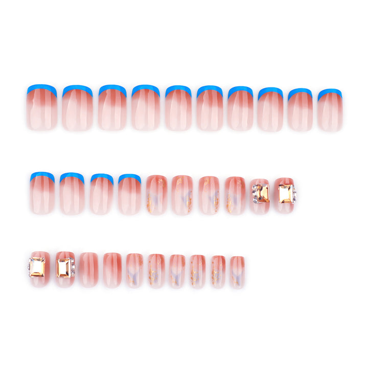 Artificial Glitter Nails with Glossy Finish Bowlift