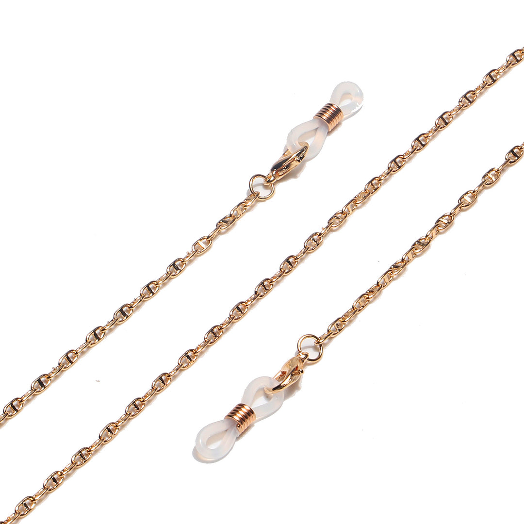 Elegant Gold Chain Eyewear Holder Bowlift