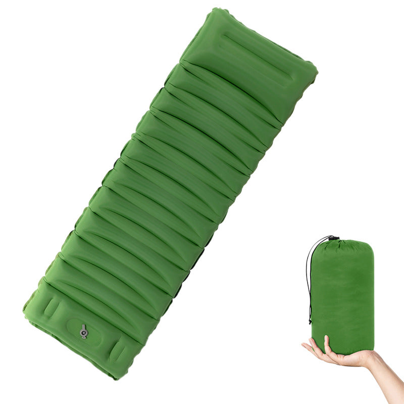 Airy and Comfortable Inflatable Sleeping Mat with Headrest Bowlift