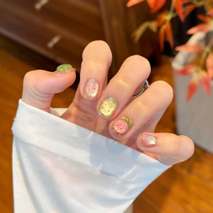 Creative Craft Nails in Playful Fruit Design Bowlift