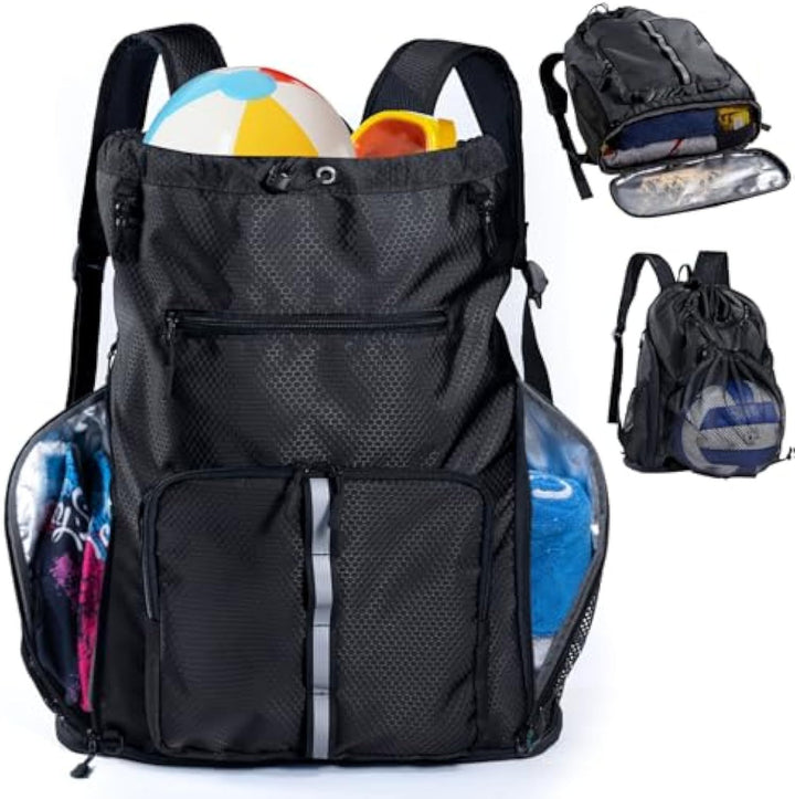 Versatile sports and leisure backpack Bowlift