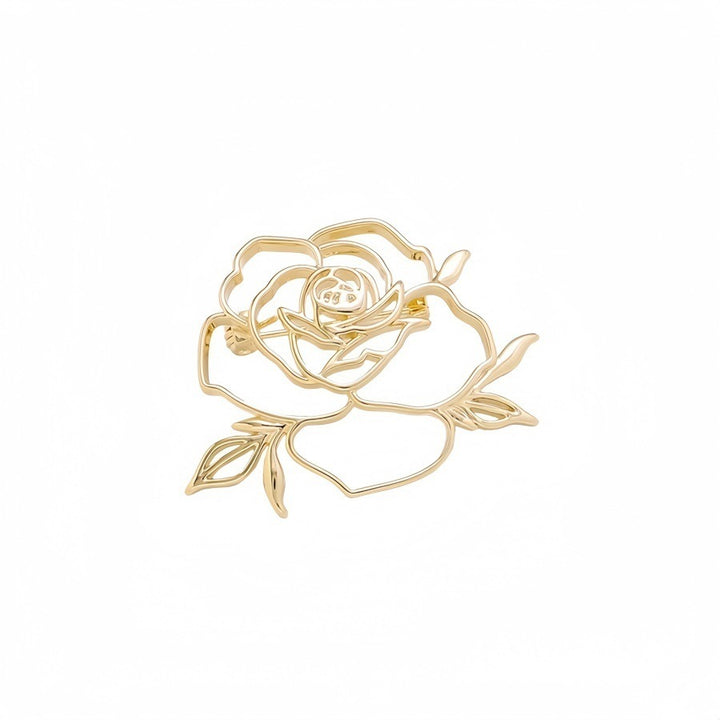 Elegant Rose Brooch Bowlift