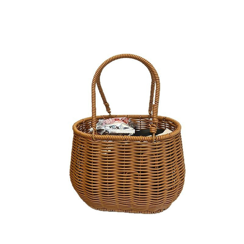 Woven Straw Tote Bowlift