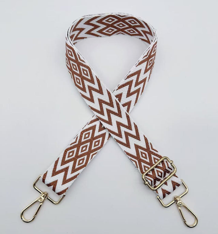 Adjustable Patterned Bag Strap Bowlift
