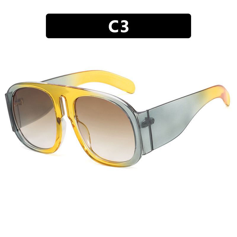 Women's oversized sunglasses with wide frame and high UV protection Bowlift
