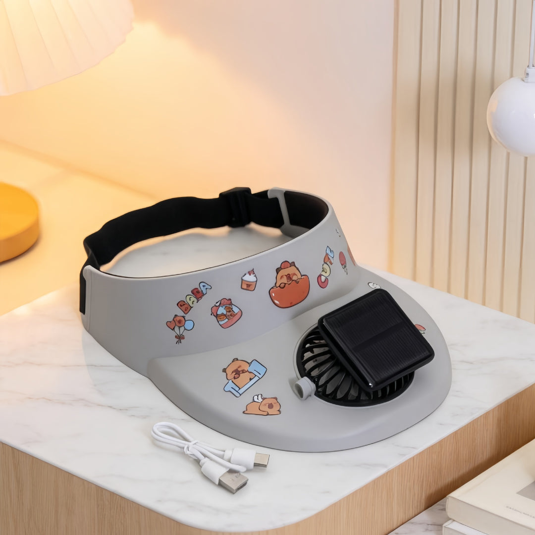 Ladies Comfortable Table Fan with Playful Design Bowlift