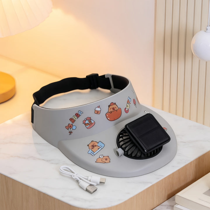 Ladies Comfortable Table Fan with Playful Design Bowlift