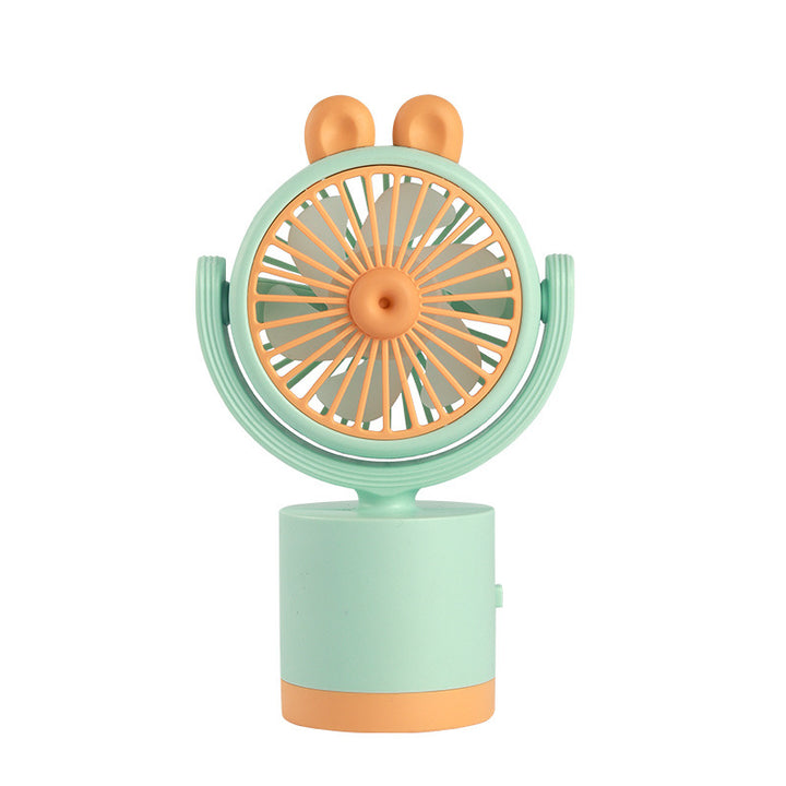 Ladies Portable Hand Fan with Cute Ear Design Bowlift