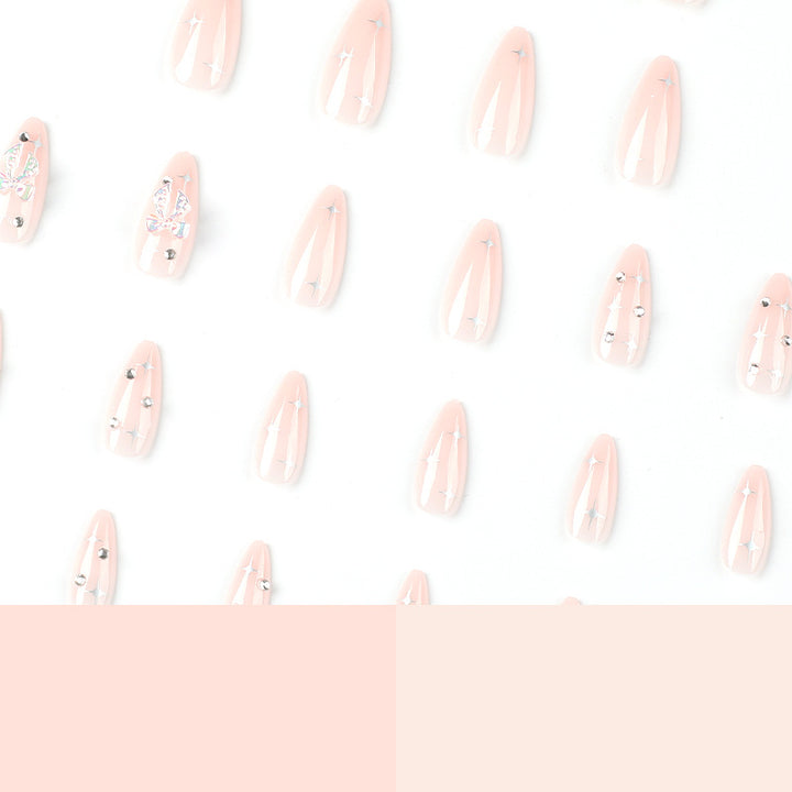 Artful stiletto nails with elegant decoration design Bowlift