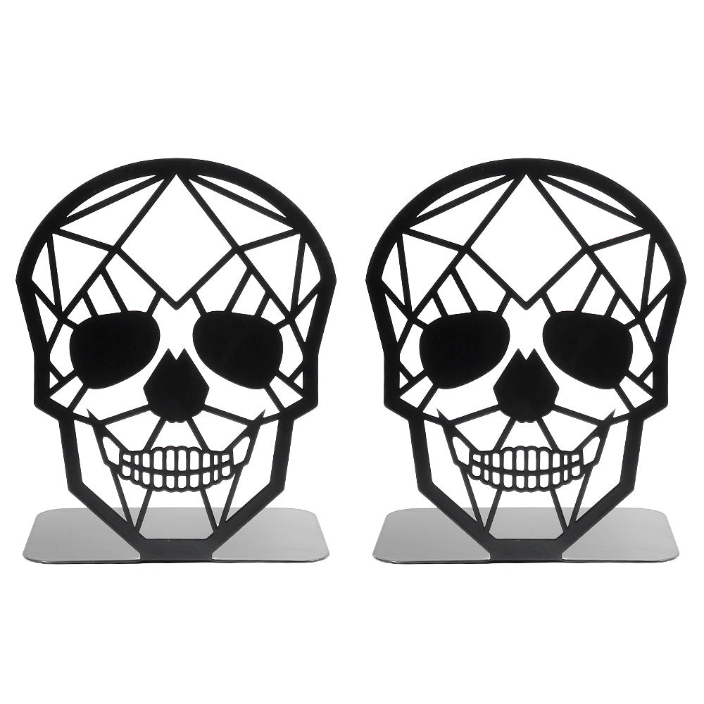 Decorative Skull-Shaped Bookend