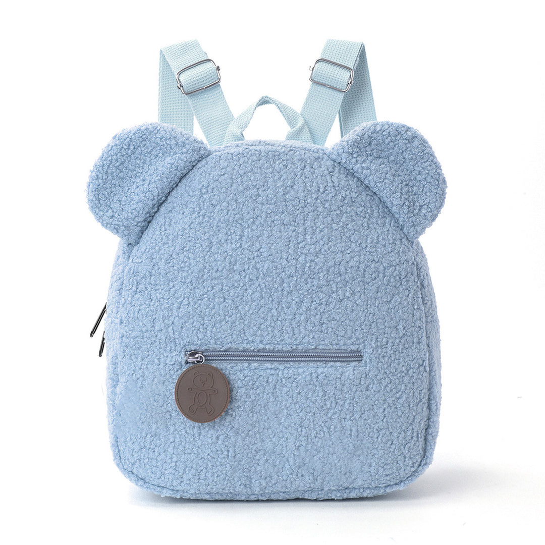 Plush Backpack with Animal Ears Bowlift