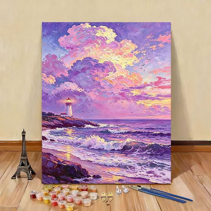 DIY Ocean Wave Landscape Painting Kit Bowlift