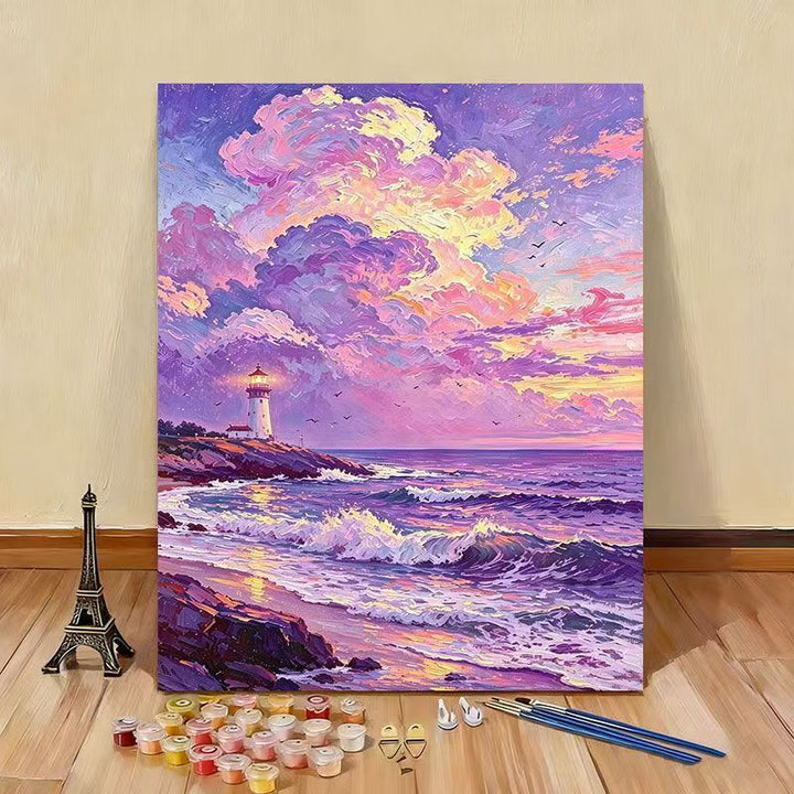 DIY Ocean Wave Landscape Painting Kit Bowlift
