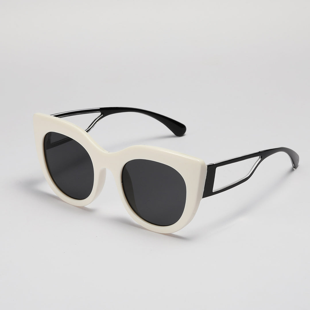 Women's fashionable cat-eye sunglasses with wide UV protection lenses Bowlift