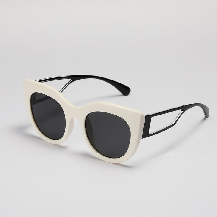 Women's fashionable cat-eye sunglasses with wide UV protection lenses Bowlift