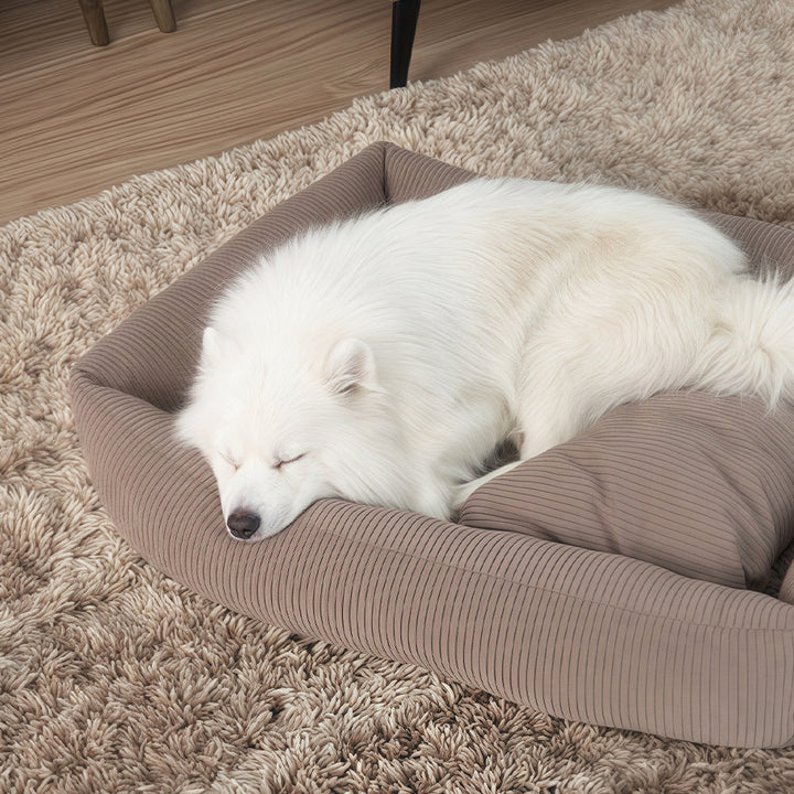 Deluxe Ribbed dog bed