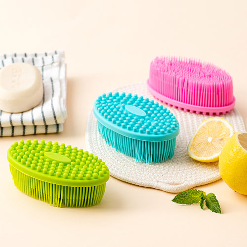 Silicone body cleansing brush with massage function Bowlift