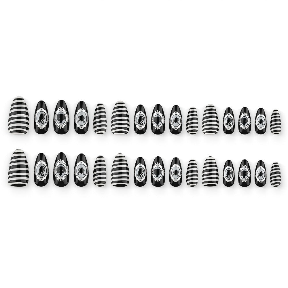 Creative nail art set with spooky designs Bowlift