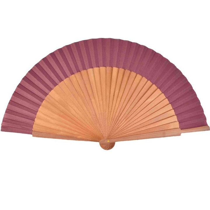 Ladies fan made of high-quality paper with stylish wooden frame Bowlift