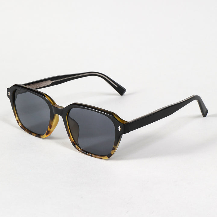 Women's rectangular sunglasses with trendy transparent frame Bowlift