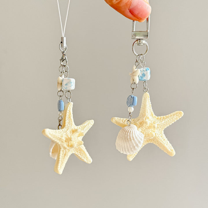 Keychain with Maritime Shell Motifs Bowlift