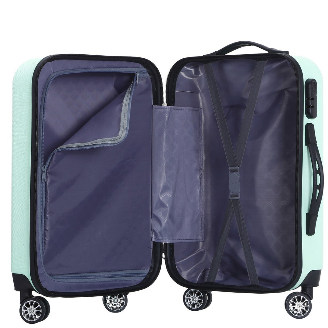 Unisex Quilted Hard Shell Carry-On Suitcase Bowlift