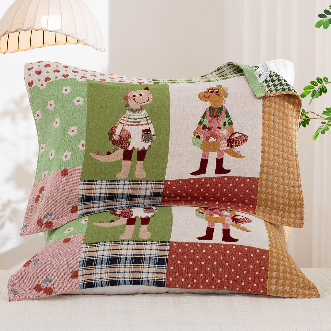 Women's pillowcase with cute dinosaur motif Bowlift