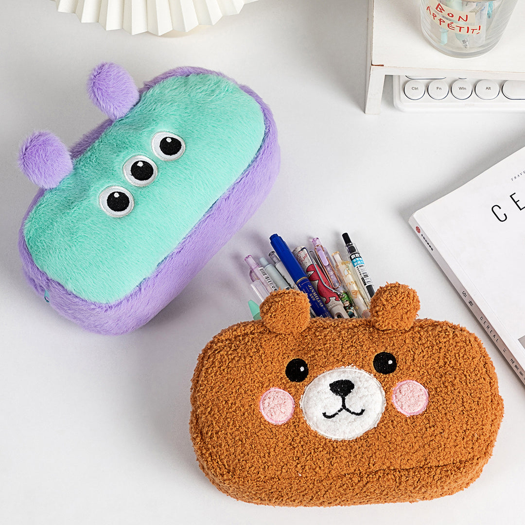 Plush Cartoon Pencil Case Bowlift