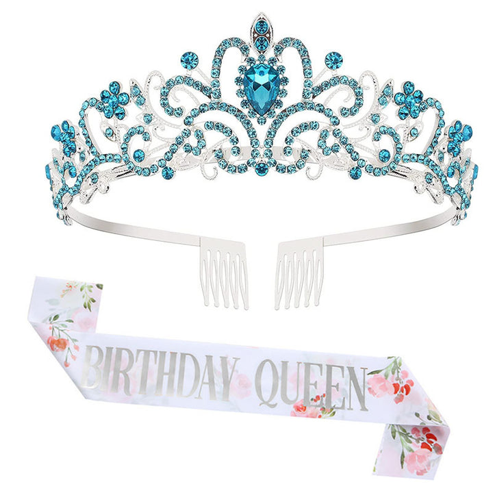 Women's Festive Crown with Elegant Sash Bowlift