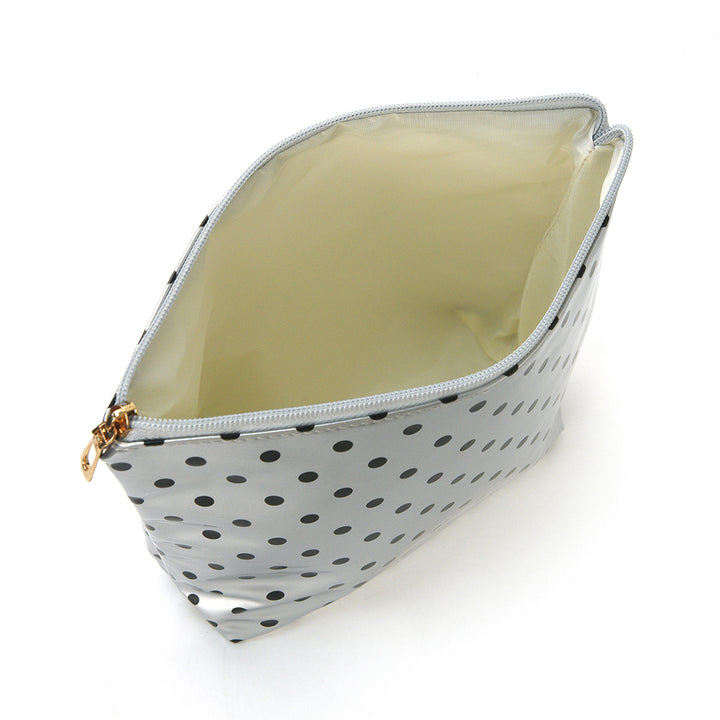 Water-repellent cosmetic bag with polka dot design Bowlift