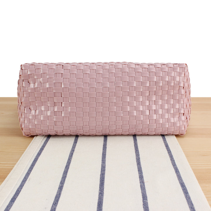 Handbag with Braided Design and Long Shoulder Straps Bowlift