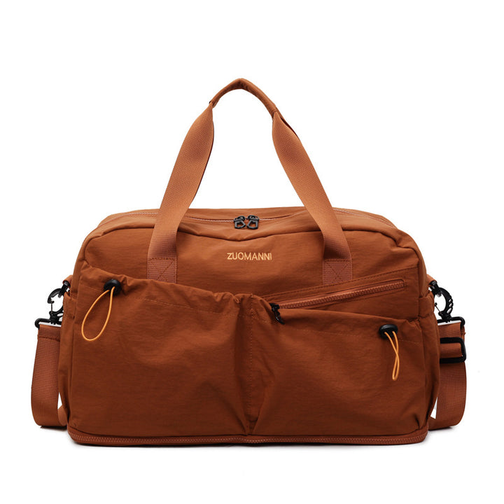 Sporty and Functional Travel Bag with Multiple Outer Pockets Bowlift