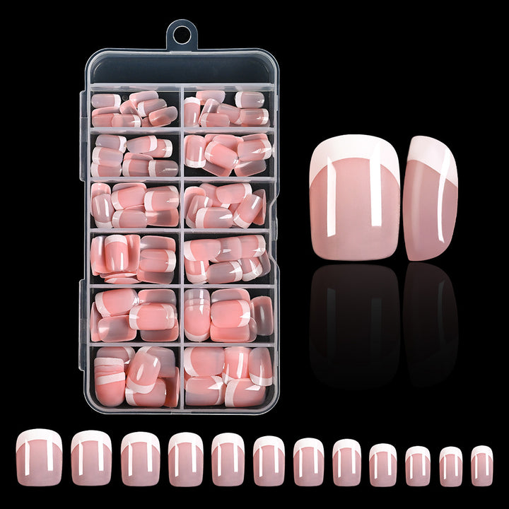 Premium French Tip False Nail Collection Bowlift