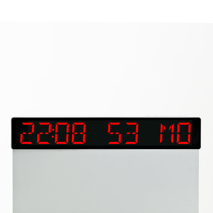 Digital wall clock with large LED display Bowlift