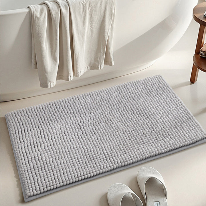 Textured Memory Foam Bathroom Mat Bowlift