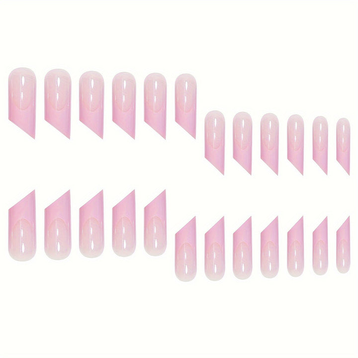 Sculpted Stiletto Press-On Nail Set Bowlift