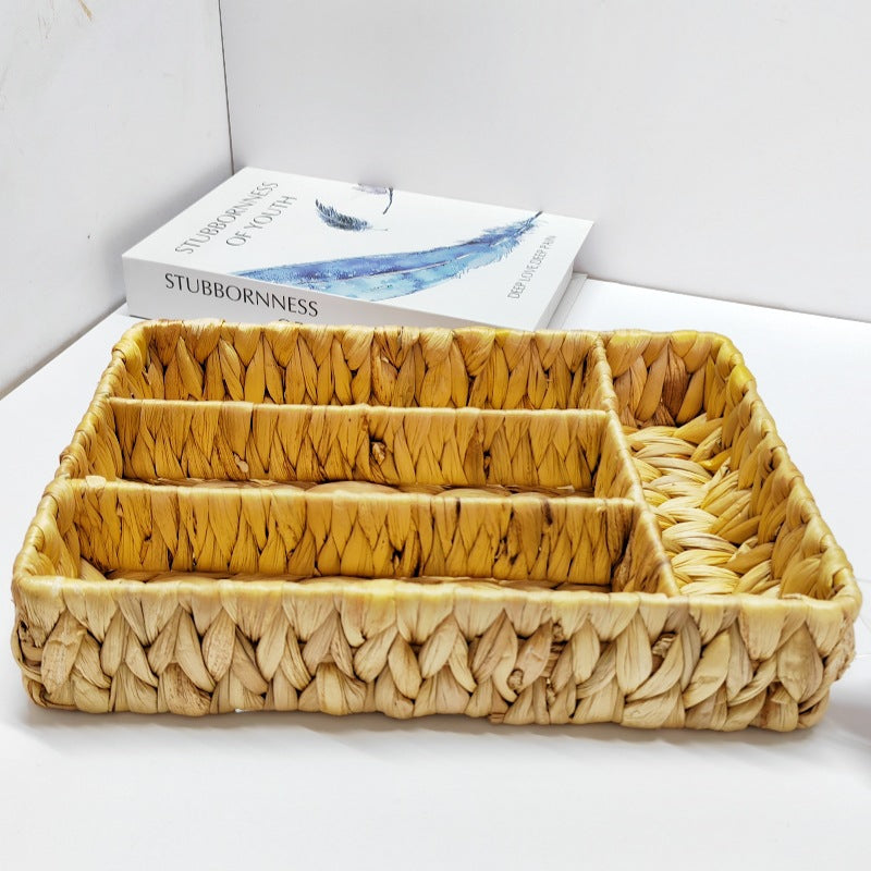 Rectangular Woven Storage Tray Bowlift