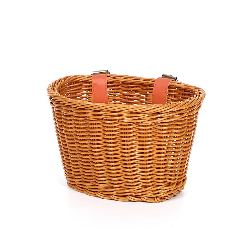 Stylish Woven Storage Basket with Handles Bowlift